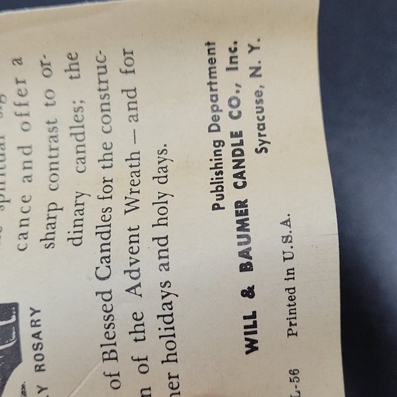 Blessed Candles For Home Use / Vintage - Picture 10 of 13